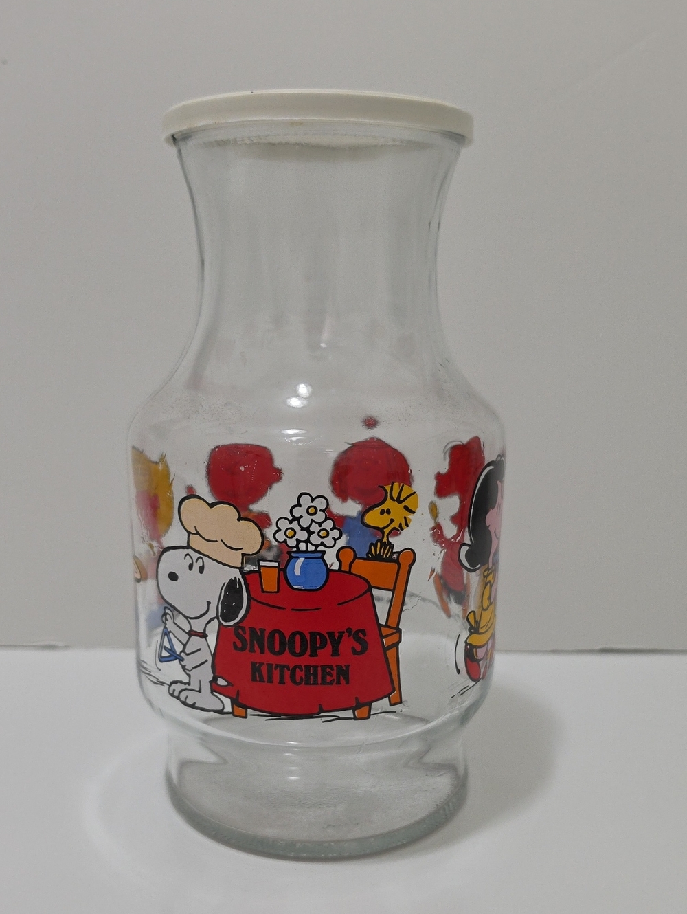 Snoopy's Kitchen Glass Jar with Lid